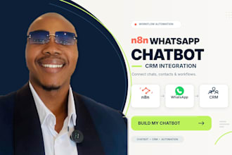 build n8n whatsapp chatbot with crm integration
