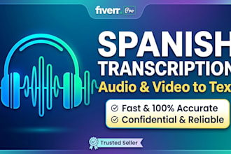 accurately transcribe your spanish audio or video