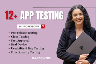 app testing 12 tester website testing android app testing 20 tester user tester
