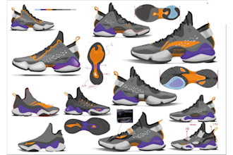 design custom shoes, sneakers and footwear concepts