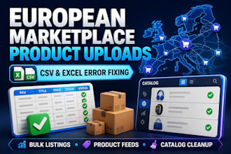 upload products fix CSV errors on asos conrad yatego anibis kaup24ee marketplace