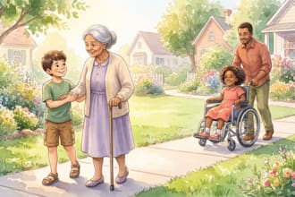 ich werde aquarellillustrationen für kinder und geschichtenbücher erstellen