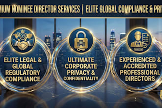 provide proffesional nominee director service for any country