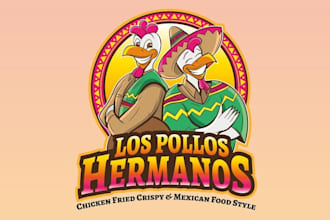 design mexican style restaurant food logo