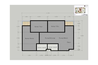 redraw your floor plan in autocad 2d