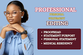 edit your medical school and residency personal statement