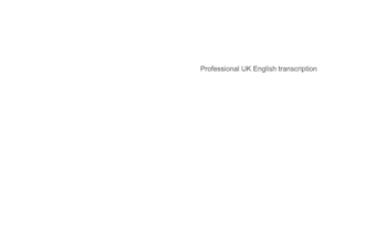do audio and video transcription