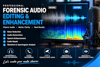 do forensic audio editing forensic audio repair for reduction and enhancement