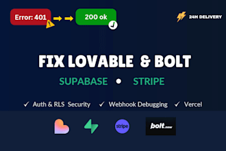 build fix saas mvp using lovable supabase or react