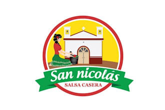 design new bottled hot salsa product line logo