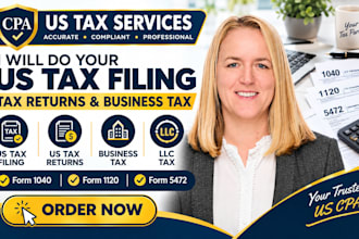 do US tax filing, US tax returns, business tax, llc tax, form 1040, 1120, 5472