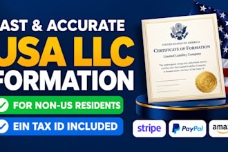 register USA llc in any state with ein for non resident ecommerce