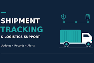 track shipments and update logistics and inventory records