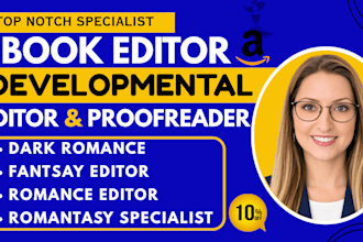 developmental edit your romantasy, dark romance, fantasy, urban book editor