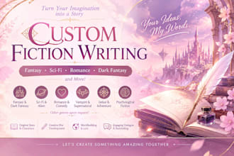 write your imagination into the novel of your choice
