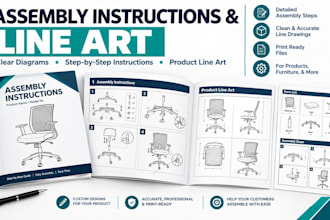 design product instruction manual user guide assembly guide packaging inserts