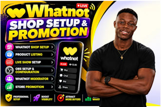 setup whatnot show whatnot shop whatnot setup whatnot moderator whatnot store