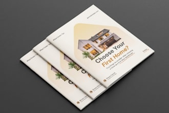 design real estate buyer or seller guide, packet, brochure, listing presentation