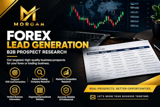 research targeted b2b prospects for forex and trading businesses