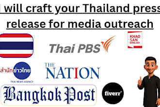 craft your thailand press release for media outreach