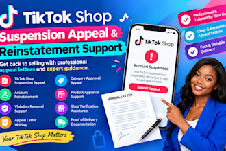 fix tiktok reinstatement tiktok suspension tiktok shop violation appeal letter
