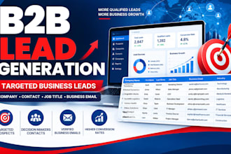 generate b2bleads, business contacts, and prospect list for your company