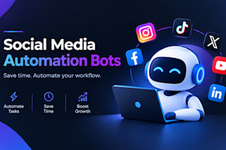 develop social media bot, twitter bot, youtube bot, tiktok bot, telegram bot