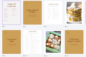 create a recipe ebook