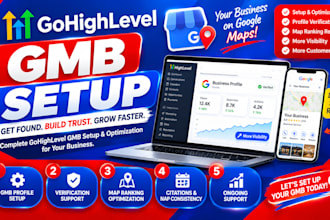 set up gohigh level crm gmb integration and workflow automation