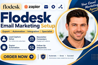 setup flodesk lead capture flodesk zapier flodesk newsletter flodesk followup