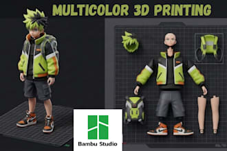 convert stl to 3mf, create color 3d models, and prepare files for 3d printing
