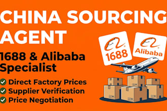 be your expert china sourcing agent for 1688 and alibaba