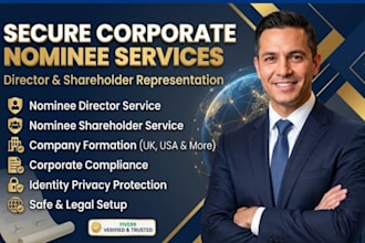 provide a secure nominee director and shareholder service for your business