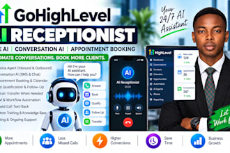 setup gohighlevel voice ai conversation ai appointment booking agent ghl VA