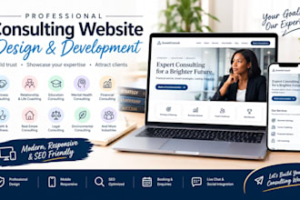 design website for consultant and consulting firms across multiple industries
