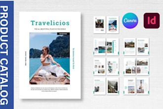design digital product catalog pdf editorial indesign lifestyle magazine layout
