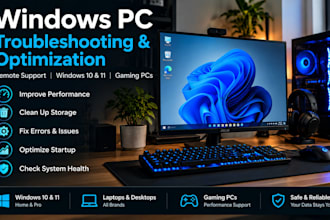 remotely troubleshoot clean and optimize your windows PC