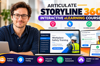 create an elearning course in articulate storyline 360 with scorm