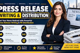 do press release writing submit pr and press release distribution
