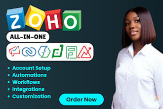 zoho crm setup zoho campaigns zoho sites zoho salesiq zoho desk zoho form books