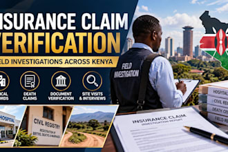 conduct insurance claim investigations anywhere in kenya