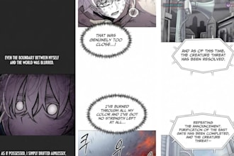 draw webtoon panels cartoon illustration comic artist manhwa scenes comic page