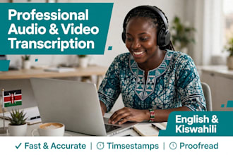 transcribe audio to text accurately and fast