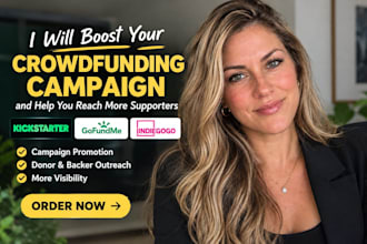 boost crowdfunding kickstarter indiegogo gofundme to donor backer ready to help