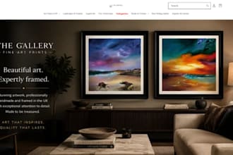 design wix wall art website canvas wall art artist merchandise website