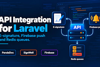 integrate third party apis and firebase with your laravel app