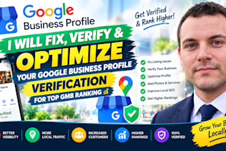 fix, verify, and optimize your google profile verification for top gmb ranking