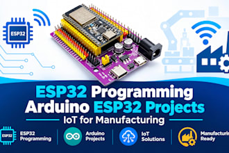 develop esp32 programming arduino esp32 projects iot for manufacturing
