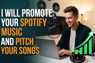 promote your spotify music and pitch your songs