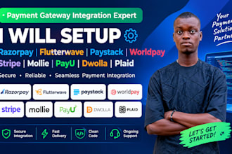 setup razorpay flutterwave patstack worldpay stripe mollie payu dwolla plaid